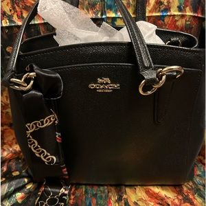 Coach Minetta black Leather Crossbody